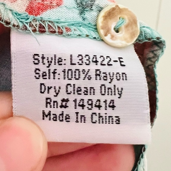 Johnny Was Tulum Relaxed Floral Tiered Minidress - Picture 9 of 9